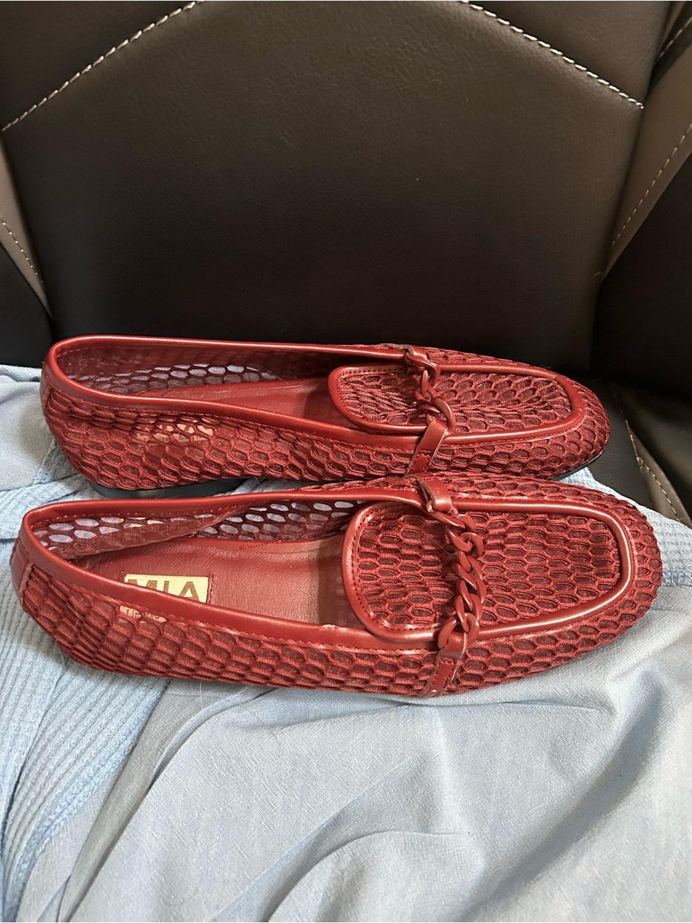 MIA Red Women's Driving Loafers - Classic Casual Slip-On NWOT